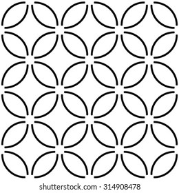 Black, white and transparent geometric seamless pattern in modern stylish. Abstract background. Vector seamless pattern.