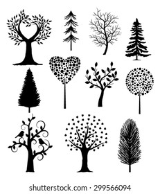 Black and White Tree Collection