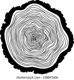  black and white tree rings background