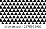Black and White Triangle Geometric Pattern – Minimal Abstract Background