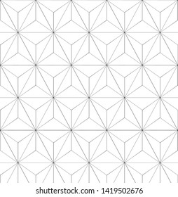 Vector de patrón geométrico de forma triángulo blanco y negro