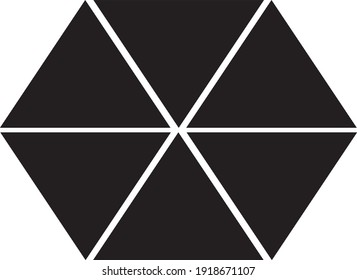 black and white triangle shape, logo 3d illustration, brand or product vector, icons for web design, corporate identity branding