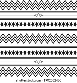 Patrón étnico tribal blanco y negro con elementos geométricos, tela de barro africana tradicional, diseño tribal. diseño de papel pintado en tela o en el hogar