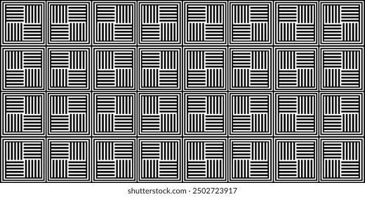 Black and white tribal patterns