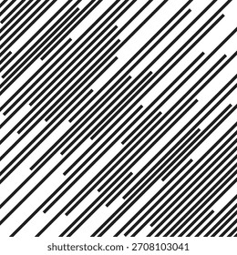  Fundo tripé preto e branco com pinceladas finas e listras. Fundo geométrico grunge com linhas inclinadas. Elemento de design para criar planos de fundo dinâmicos e de movimento.