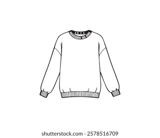 Black and white T-shirt illustration 