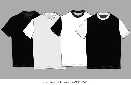black and white T-shirts