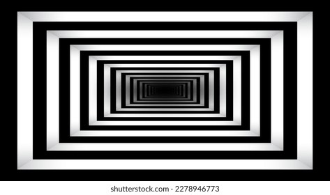 black and white tunnel texture background	