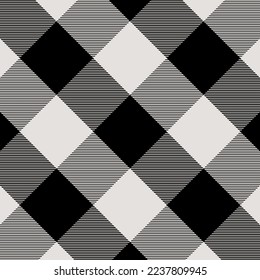 black and white twill geometric pattern eps 1o vector surface fashion background modern tartan checkers background wallpaper vintage texture material