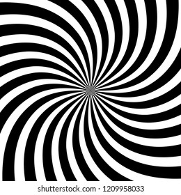 Black White Twirl Background Vector Illustration Stock Vector (Royalty ...