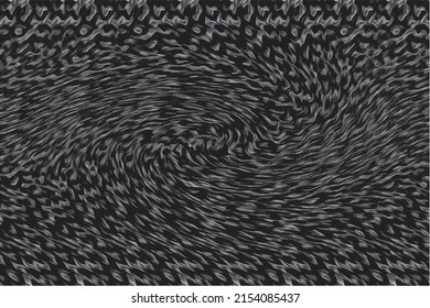 Black and White Twirl lines Background art 