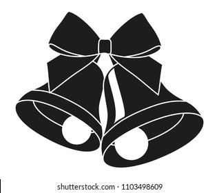 Free Free 183 Silhouette Wedding Bells Svg SVG PNG EPS DXF File