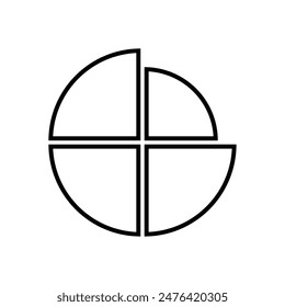 diagrama de tres por cuatro círculos en blanco y negro único. estilo de diseño de contorno. Adecuado para presentaciones, power points, aprendizaje, economía, etc. diseño Plantilla de Vectores