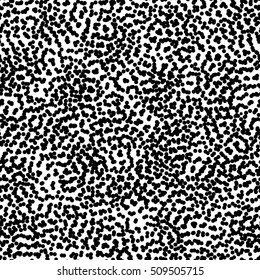 Black and white universal geometric seamless pattern in pointillism style. Endless vector texture can be used for wrapping wallpaper, fills, web background,surface textures, clothes