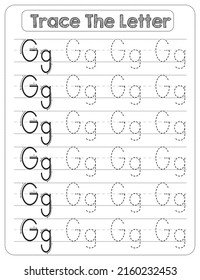 556 Letter g tracing Images, Stock Photos & Vectors | Shutterstock