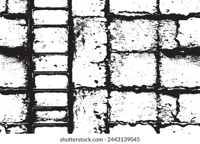 black and white Urban Decay Grunge Textures for Authenticity vector image background texture