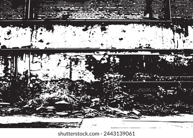 black and white Urban Decay Grunge Textures for Authenticity vector image background texture