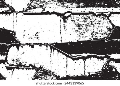 black and white Urban Decay Grunge Textures for Authenticity vector image background texture