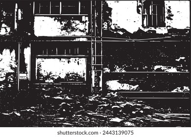 black and white Urban Decay Grunge Textures for Authenticity vector image background texture