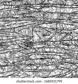Black And White Urban Vector Texture Template.