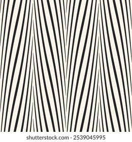 Black And White Variegated Herringbone Pattern