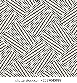 Black And White Variegated Tile Check Pattern