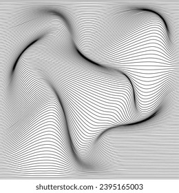 Fondo abstracto vectorial en blanco y negro