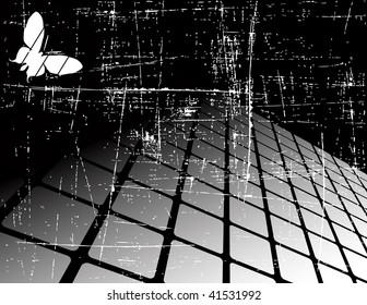 the black and white vector abstract background