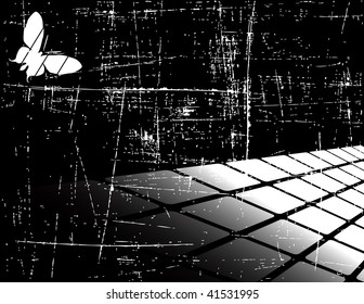 the black and white vector abstract background