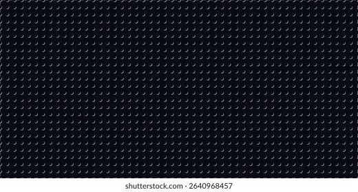 black and white vector abstract halftone background, texture for notebook, banner or poster, white sheet paper with black symmetrical polka dots, simple retro mesh pattern	