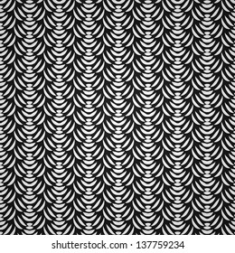 Black and white vector abstract seamless background pattern