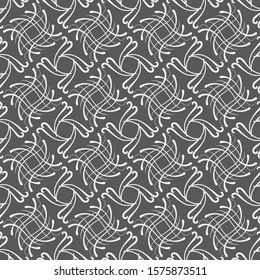 
black and white vector abstract seamless background stock illustration
