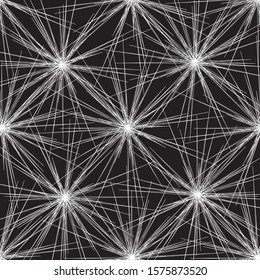 
black and white vector abstract seamless background stock illustration