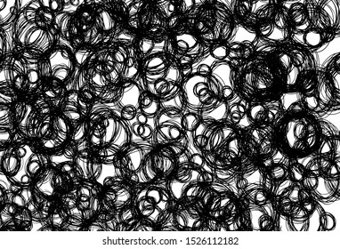 Black and white vector backdrop with dots. Beautiful colored illustration with blurred circles in nature style. Pattern for ads, leaflets.