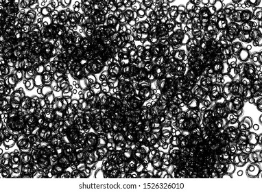 Black and white vector backdrop with dots. Modern abstract illustration with colorful water drops. Pattern for textures of wallpapers.
