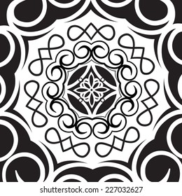 Black & White Vector Background