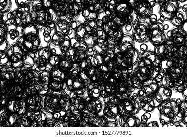 Black and white vector background with bubbles. Abstract illustration with colored bubbles in nature style. New template for your brand book.