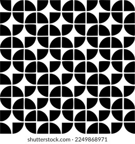 Black and white vector background and pattern
