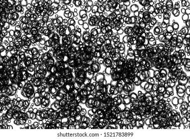 Black and white vector background with spots. Glitter abstract illustration with blurred drops of rain. Pattern for beautiful websites.