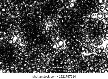 Black and white vector background with spots. Blurred bubbles on abstract background with colorful gradient. Design for your business advert.