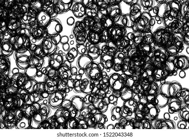 Black and white vector background with spots. Modern abstract illustration with colorful water drops. Design for your business advert.