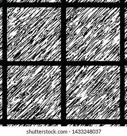 Black white vector background, squares