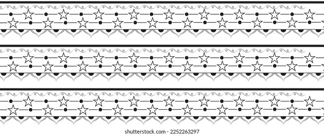 clipart de borde de vectores en blanco y negro 