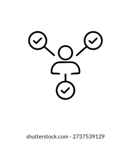 Black and white vector circus entertainment icons clown juggler character with balls and stars minimal line art illustration