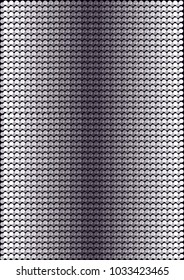 black and white vector color halftone background, black polka dots raster isolated on white