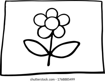 black and white vector coloring page 