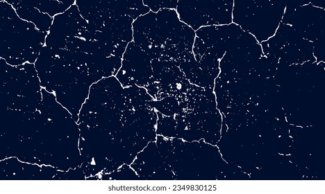 un vector blanco y negro de una pared craqueada, un diseño roto de textura gruesa, una textura de efecto transparente