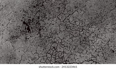 a black and white vector of a cracked wall with round circle finger print effect, crack texture tiles concrete textures desktop wallpaper, texture marble texture wall texture backdrop