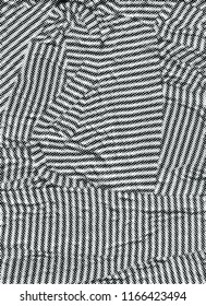 Black and white Vector crumpled grunge texture. 