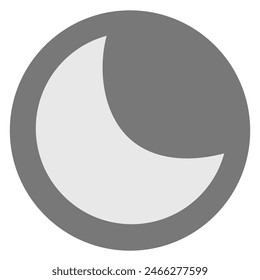 black and white vector design of DND (do not disturb) mode logo image on mobile phone